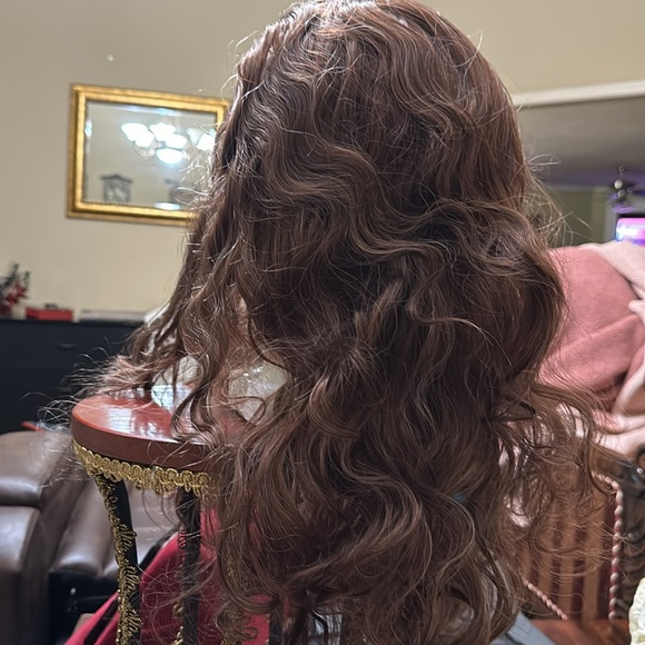 Wigs woman 24 inch mixed color curly new - Picture 2 of 6